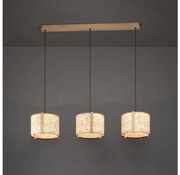 Lustră pe cablu Eglo 390324 HONTONGAS 3xE27/25W/230V bej