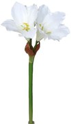 Amaryllis artificial, alb, 52 cm