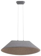 Lustra LED suspendata moderna ACOUSTIC gri