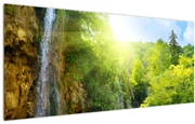 Tablou - cascadele în djunglă (120x50 cm)