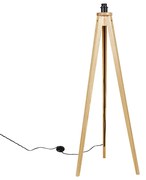 Lampă de podea rustică cu trepied natural - Tripod Classic