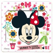 Sticker intrerupator Minnie cu flori 9x9 cm