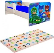 Pat pentru copii 2-6 ani -eroi in pijama