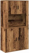 vidaXL Bufet Lemn vechi 80 x 33 x 150 cm Lemn compozit