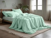 Lenjerie de pat din muselin MUSSARI mentolove Dimensiunile lenjeriei: 70 x 90 cm | 140 x 200 cm