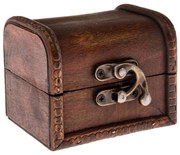 Cufărușă din lemn Nostalgie, 8 x 5,5 x 6,5 cm