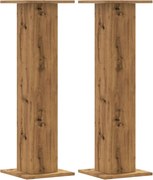vidaXL Suporturi de plante, 2 buc., stejar artizanal, 30x30x95cm, lemn