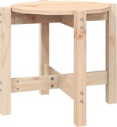 vidaXL Măsuță de cafea, Ø 52,5x45 cm, lemn masiv de pin