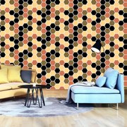 Fototapet - Hexagon mozaic (254x184 cm)