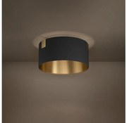 Plafonieră Eglo 39963 TORTOLA 1xE27/40W/230V negru/auriu