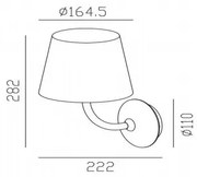 Gardino LX1791 - Lampă LED de perete exterior VIOLA LED/7W/230V IP65