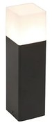 Lampă de exterior cu picior negru cu opalin alb 30 cm - Denmark