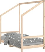 vidaXL Cadru de pat pentru copii, 80x160 cm, lemn masiv de pin