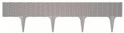 Bordură de gazon Rattan gri, 390 cm
