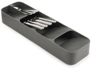 Organizator de tacâmuri gri din plastic 11 x 39,5 cm Duo – Joseph Joseph