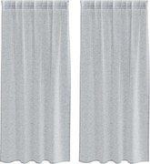 vidaXL Cortină din Voile 2 pcs Gri închis 175 x 140 cm Poliester