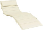 vidaXL Pernă de șezlong, crem, 180x60x4 cm, textil Oxford