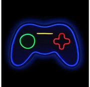 2Kids Toys - Decorațiune de perete neon LED Gamepad, 5W, alimentare USB