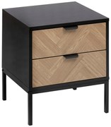 Noptieră CHEVRONS, 50 x 40 x 45 cm