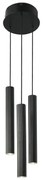 Lustra suspendata design scandinav Vico 3L negru