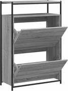 vidaXL Pantofar, gri sonoma, 75x34x112 cm, lemn prelucrat