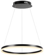 Lustra LED suspendata design circular Isaure, 60cm