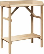 vidaXL Masă pentru ghivece natural 75 x 40 x 90 cm Lemn de pin solid