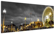 Tablou carusel în amurg (120x50 cm)