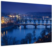 Tablou cu podurile din Praga (70x50 cm)