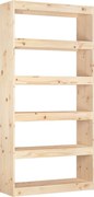 vidaXL Bibliotecă/Separator cameră, 80x30x167,4 cm lemn masiv pin