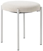 Scaun crem din metal Pelican – Unique Furniture