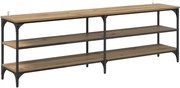 vidaXL Cabinet TV Stejar Artizanal 160 x 30 x 50 cm
