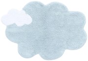 Covor pentru copii albastru deschis lavabil/țesut manual din bumbac 70x100 cm Mini Dream – Lorena Canals