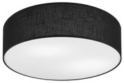 Plafonieră SIRJA 2xE27/15W/230V Ø 45 cm negru