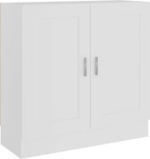 vidaXL Bibliotecă, alb, 82,5x30,5x80 cm, lemn prelucrat