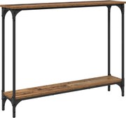vidaXL Masă de consolă Lemn Vechi 100 x 22,5 x 75 cm Lemn compozit