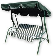 Balansoar de grădină Happy Green Stripy II