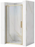 Rea Rapid Swing usi de dus 90 cm inclinabila auriu periat sticla transparenta REA-K2502