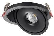 LED spot încastrat 20W 230V 3000/4000/6400K Ø16,5 cm negru