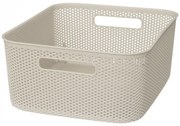 Cutie depozitare Croshet Crem, 11 litri, 34 x 28 x h14 cm