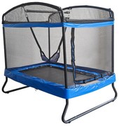 Trampolin pentru copii cu leagăn și plasă de siguranță