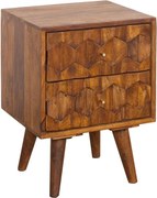 Masuta, Noptiera din lemn Mystic Living 40cm Sheesham A-39745 VC