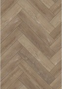 Mexen Windsor mostră de panouri din vinil Herringbone SPC 6,5 mm, substrat IPEX 1,5 mm, 4 V-Fuga, Stejar - F1167-S