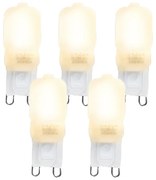 Set de 5 becuri LED G9 CUTE PC 2W 200lm 2700K