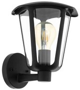 Eglo 98119 - Aplică perete exterior MONREALE 1xE27/60W/230V IP44 negru