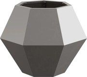 vidaXL Jardinieră Ruginit 50 x 50 x 40 cm Oțel rezistent de intemperii