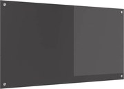 vidaXL Panou de bucătărie Gri închis 110 x 60 cm sticlă securizată