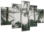 Tablou - Jungla în ceața dimineții (150x105 cm)