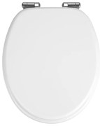 WENKO 22885100-WC Capac WC URBIO 36x42,5 cm alb/argintiu