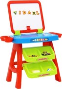 vidaXL Set de joacă pentru copii cu șevalet şi birou 3 în 1